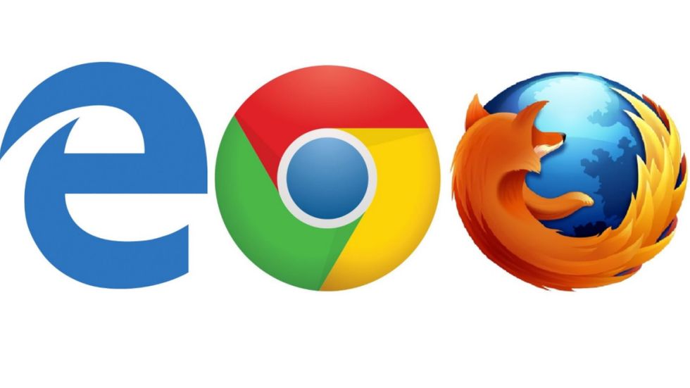 Edge, Chrome, Firefox