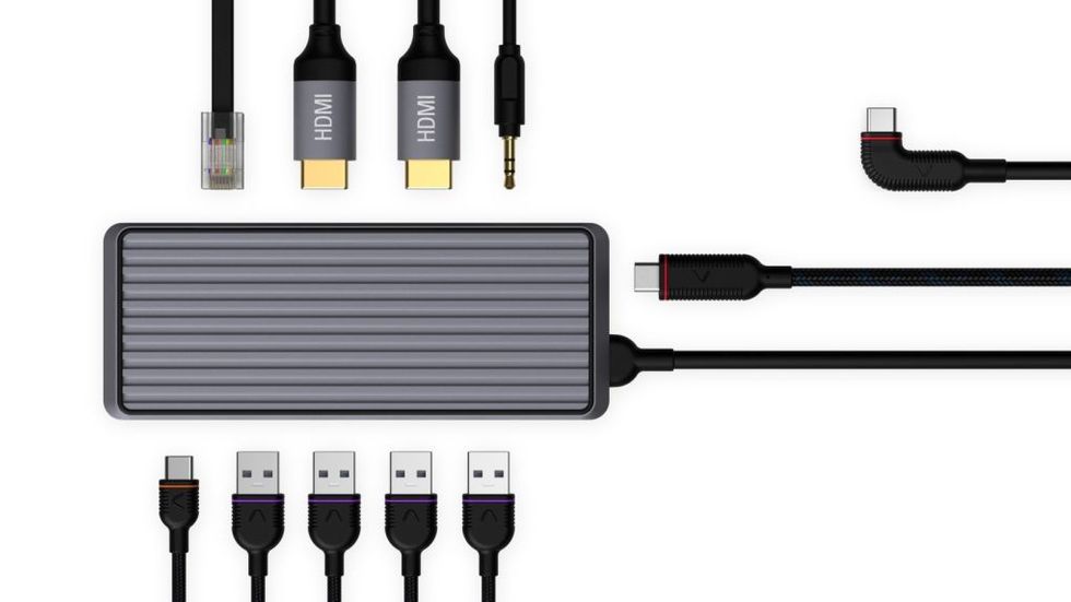 Unisynk 10 port USB-C docking Hub