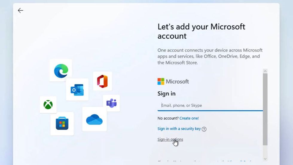 Microsoft-konto i Windows 11