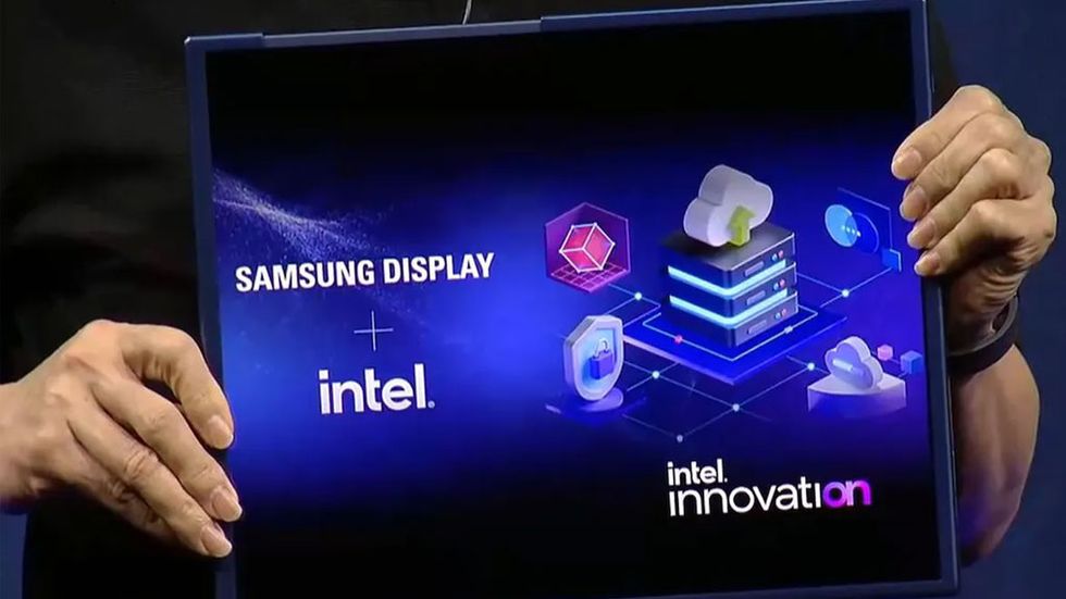 Intels utdragbara skärm