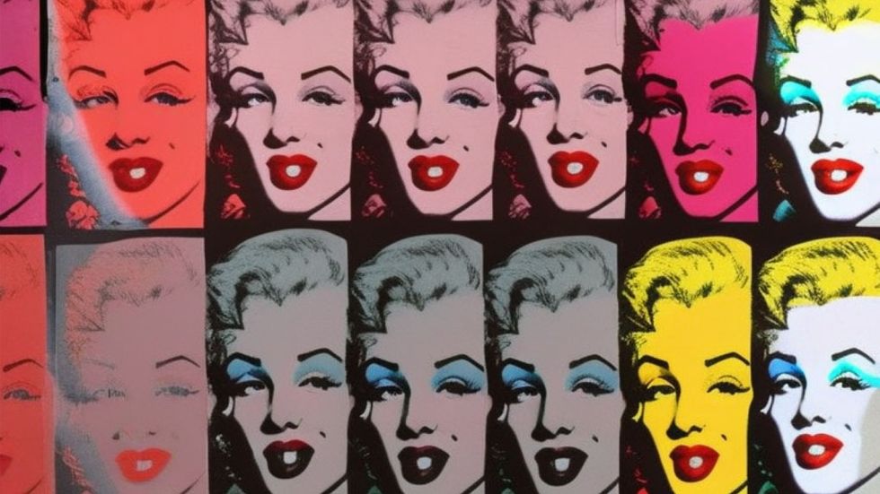 Ai-genererad bild i Andy Warhol-stil